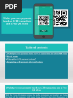 Iwallet Processes Payments Based On Ach Transactions and A Free QR Menu