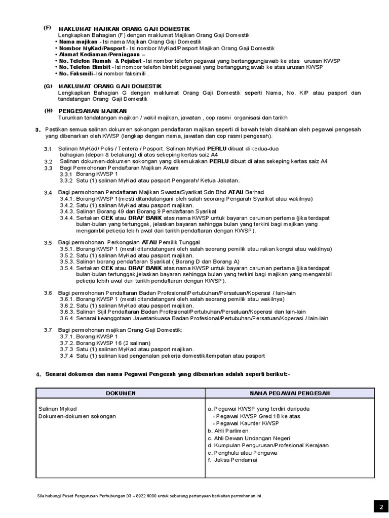Maklumat Majikan Orang Gaji Domestik F Pdf