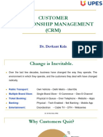 Customer Relationship Management (CRM) : Dr. Devkant Kala