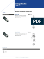 Devicenet Field Attachable Connectors, M12: 5-Pole, Male