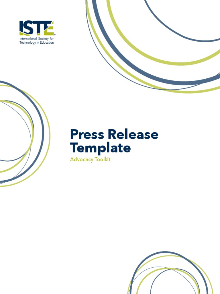 Press Release Template Guide | PDF | Internet | Mass Media