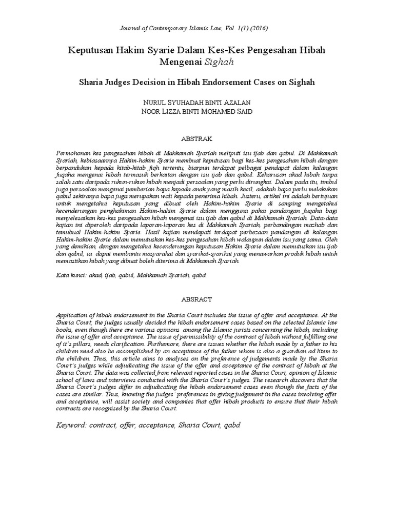 Kes Pengesahan Hibah Pdf