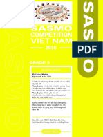 2016 Sasmo Grade 3 PDF