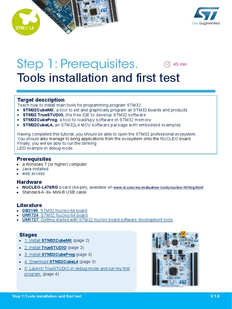 Tools Installation and First Test: Target Description | PDF | Computers