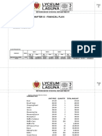 Chapter Ix - Financial Plan: Senior High School Department