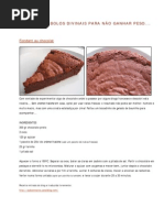 Receitas de Bolos Light