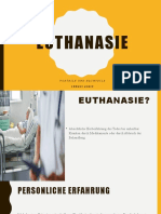 Euthanasie ppt