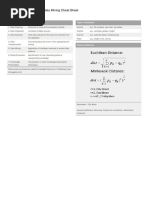 Data Mining Cheat Sheet