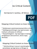 Asian Studies Critical Content