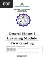 11 STEM General Biology 1 FIRST QUARTER LMs