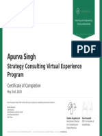 Apurva Singh: Strategy Consulting Virtual Experience Program