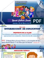 Plantilla - SESIÓN 2020 - INTERSECCIÓN DE CONJUNTOS PDF