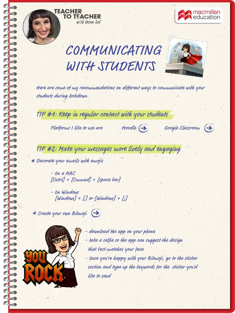 Communicating With Students: TIP #1: Keep in Regular Contact With Your ...