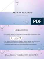 Chemical Reactions: Clemensen Reduction