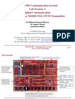 ENGD1009 Communication System Lab Session: 6 Digital Communication Chapter 2: The MODICOM 3 PCM Transmitter
