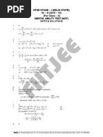 Solution - Delhi - NTSE Stg1 - 2018-19 - SAT - MAT