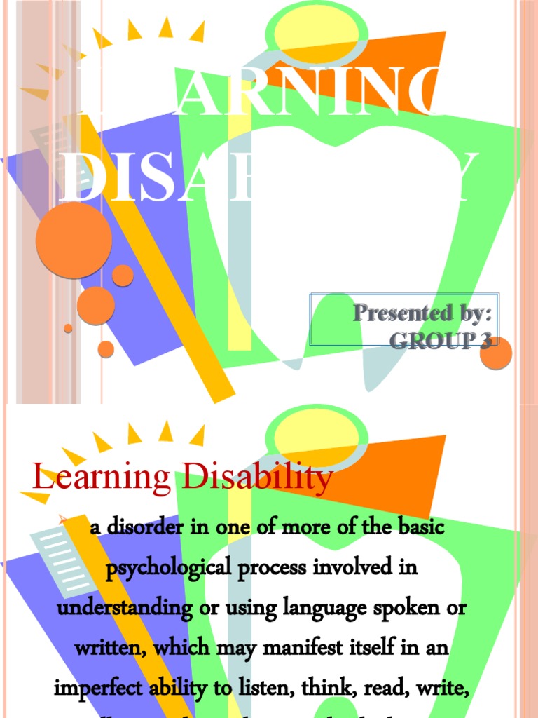 Understanding Learning Disabilities | PDF | Learning Disability ...