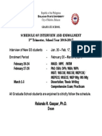 Gs Enrollment Schedule 02172017