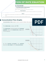 Determination of Rate Equation