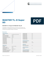 Lighting Lighting: Master TL-D Super 80