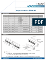 280kg Magnetic Lock: Manuel