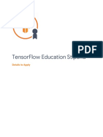 Tensorflow Education Stipend: Details To Apply
