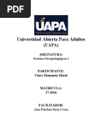 PRUEBAS PSICOPEDAGOGICAS I (UNIDAD III)