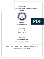 Synopsis: Synopsis On MDG and Its Development in Central India