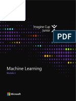 Student Guide - Module 2 Machine Learning