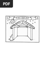 Eu amo o bebê Jesus - TC Natal - Presépio