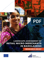 Retail Micro-Merchants in Bangladesh: Landscape Assessment of
