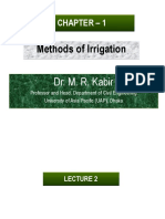 Chapter - 1: Methods of Irrigation