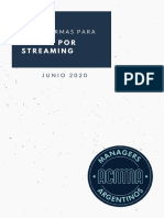 Guía de Plataformas para Streaming - ACMMA PDF