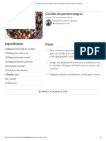 Ceviche de Porotos Negros Receta de Génesis Contreras Otárola - Cookpad PDF