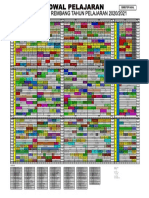 Jadwal Pelajaran TH 20 - 21
