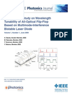 Experimental Study On Wavelength Tunability of All-Optical Flip-Flop Based On Multimode-Interference Bistable Laser Diode