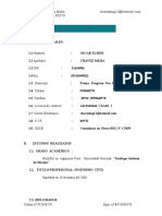 CURRICULUM DEL ING. OSCARAgosto 2017