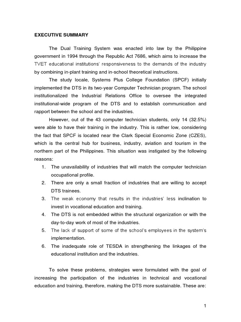 Sustainable DTS Philippines | PDF | Vocational Education | Sustainability