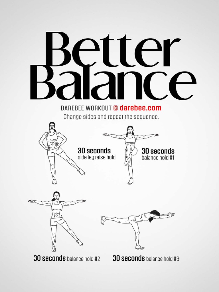 Better Balance Workout PDF | PDF