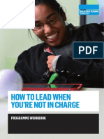 How To Lead When You'Re Not in Charge: Programme Workbook