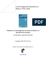 LA INVESTIGACION CURRICULAR EN MEXICO - LOS NOVENTAS