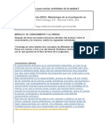 Indicación y Espacio para Enviar Actividades de La Unidad I Tarea de Sonia UAPA