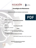 TABLA DESCRIPTIVA DE SISTEMAS DE CALIDAD - Abraham Mejia Serrano