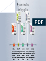 5 Year Timeline Infographic: Title Title