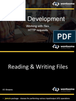 JAVA Development: Working With Files