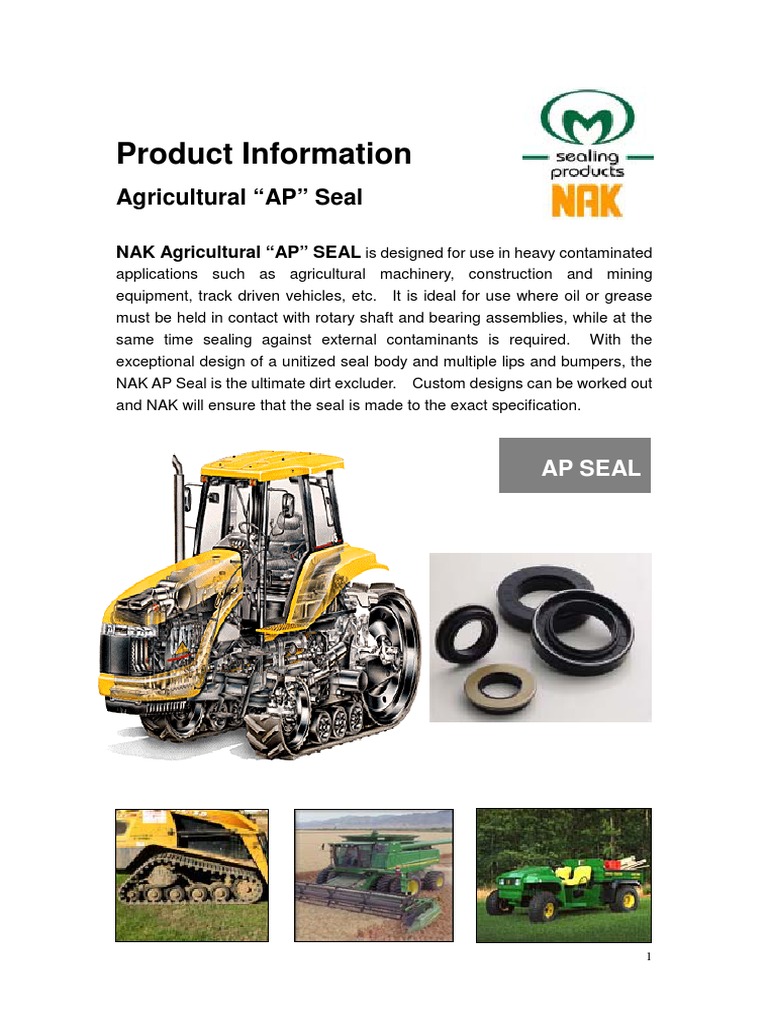 Ap Seals PDF | PDF | Mechanical Engineering | Nature