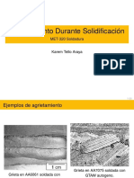 Agrietamiento Durante Solidificación