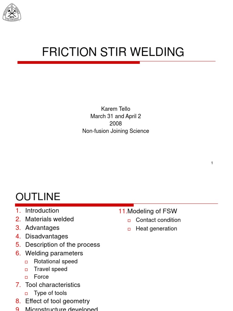Friction Stir Welding | PDF | Welding | Construction