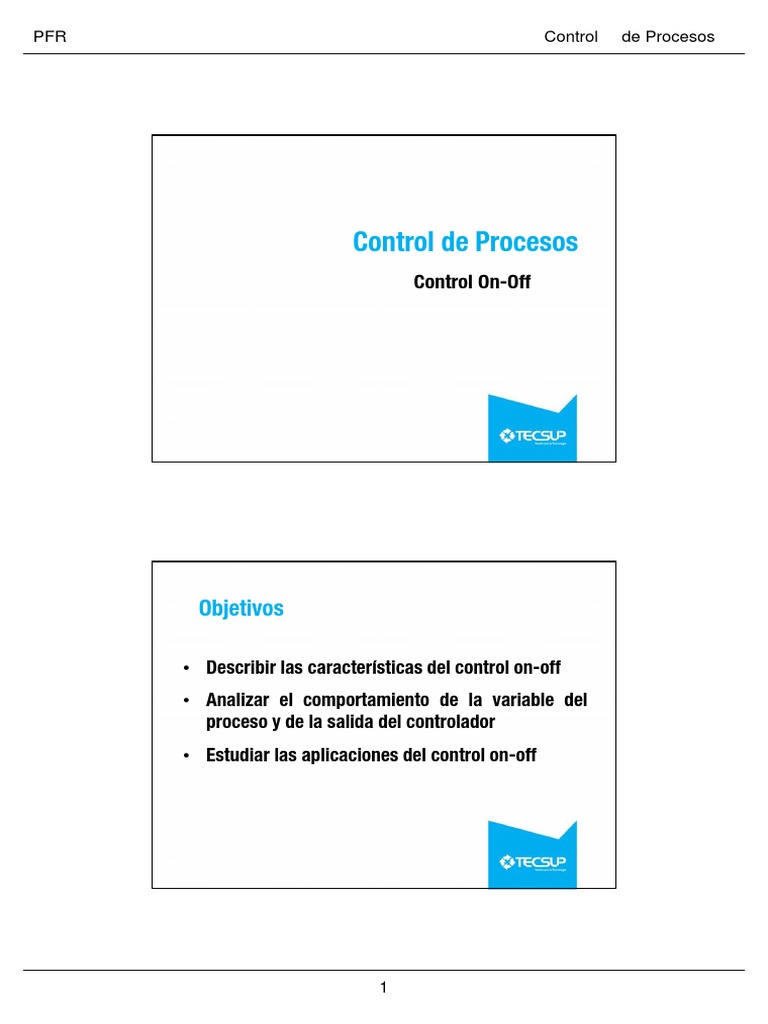 Características y Uso del Control On-Off | PDF | Histéresis | Relé