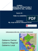 Curso: Organización, Estructura Y Funcionamiento Del Estado